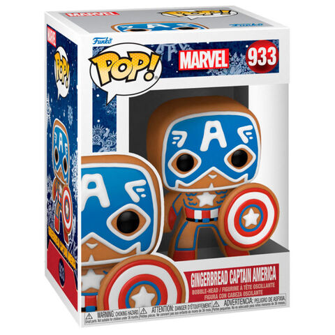 Figurine Funko Pop! - N°933 - Marvel Holiday - Captain America